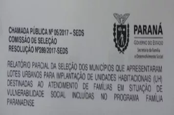 IVAÍ GANHARÁ MAIS CASAS POPULAR