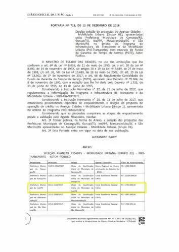 IVAI É BENEFICIADO COM R$ 4.750.000,00 EM PAVIMENTAÇÃO